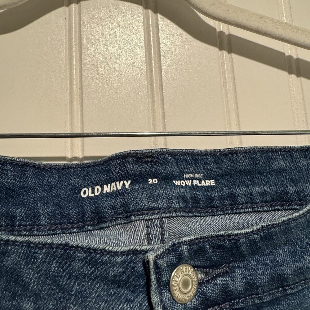 Old Navy High Rise Wow Flare Jeans Plus Size 20 - Picture 3 of 5